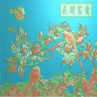 玄关背景墙精雕图,玄关背景墙浮雕图,玄关背景墙雕刻图（XG-64）