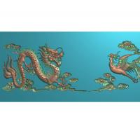 龙凤精雕图,龙凤浮雕图,龙凤雕刻图,龙凤雕刻加工图（LF-308）