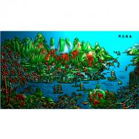 石材玉雕背景墙精雕图（YD-51）
