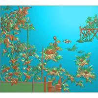 山水建筑精雕图（SSJZ-3006）