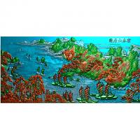 石材玉雕背景墙精雕图（YD-53）