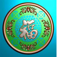 石材玉石背景墙雕刻图（YD-190）