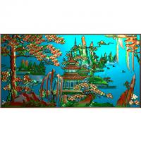 石材玉石背景墙雕刻图（YD-101）