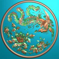 凤凰精雕图（F-324）