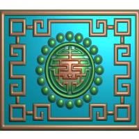 家具扶手精雕图（FS-2004）