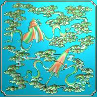 藏式八宝浮雕图（BB-6017）