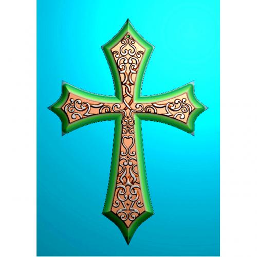 十字架四六牌精雕图（SLP-0235）
