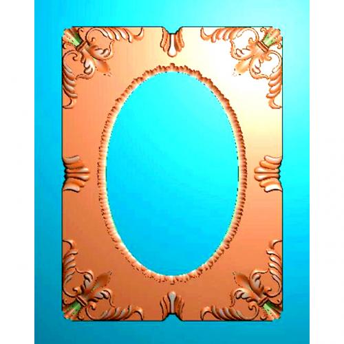 欧式洋花镜框精雕图（OSJK-038）