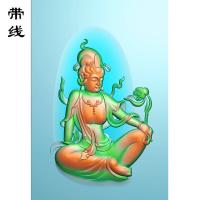 莲蓬观音精雕图(ZGY-036)