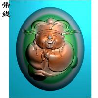 卡通财神精雕图（CS-8009）