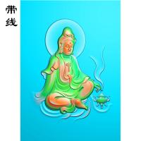 香炉观音精雕图(ZGY-103)