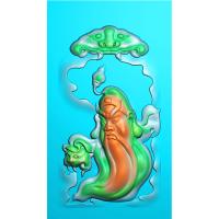 虎头关公精雕图(GG-023)