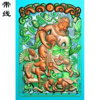 钟馗醉鬼精雕图(GG-024)