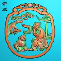 人物挂件精雕图有线(GDR-062)