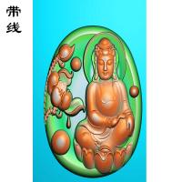 自在观音精雕图(LGY-061)