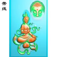 观音精雕图(LGY-082)
