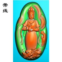 乘龙观音精雕图(OGF-022)