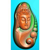 扫描观音精雕图(BGF-115)