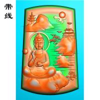 观音精雕图(SGF-015)