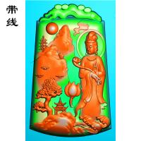 山水观音精雕图(SGF-022)