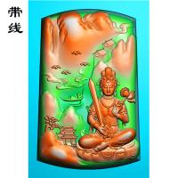 山水观音精雕图(SGF-032)
