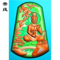 山水观音精雕图(SGF-034)