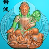 普贤观音精雕图(PXF-030)