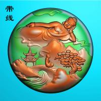 卧佛像精雕图(LFX-015