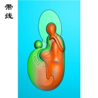 悟道佛像精雕图有线(DFX-006