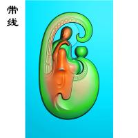 悟道佛像精雕图有线(DFX-007