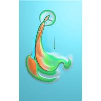 悟道意境佛像精雕图(DFX-075