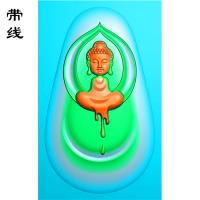 随形坐宝宝佛佛像精雕图有线(BBF-020