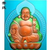 弥勒佛精雕图有线(MLF-047