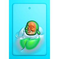 半身佛半身佛弥勒佛精雕图(MLF-071