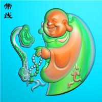 如意弥勒佛精雕图(MLF-088