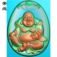 捏珠弥勒佛精雕图(MLF-095