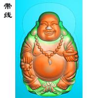 浮雕大肚弥勒笑佛弥勒佛精雕图(MLF-108