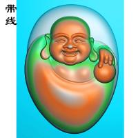 小布袋弥勒佛精雕图有线(MLF-160