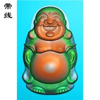 站弥勒佛精雕图(MLF-191
