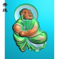10全身罗汉精雕图(LH-026)