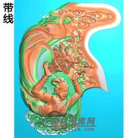 花仙子美女挂件精雕图（SV-021)