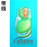 椭圆关公精雕图(CG-086)
