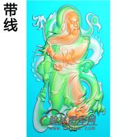 龙关公精雕图(CG-150)