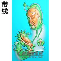 龙关公精雕图(CG-158)