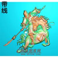 关公骑马精雕图(CG-206)