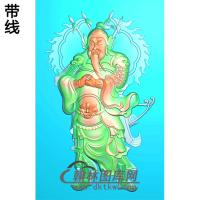 门神挂件精雕图（CS-121)