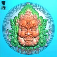 黄财神精雕图（CS-033)
