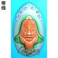 财神头精雕图（CS-057)