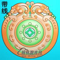 仿古平安扣精雕图(PAK-146)