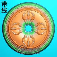 平安扣浮雕图(PAK-254)